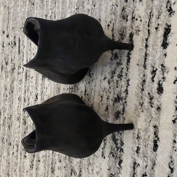 Zara black micro suede heel - Picture 4 of 8